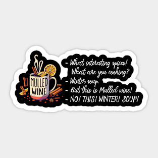 Mulled wine Sticker